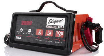 Зарядное устройство Elegant Maxi EL 101 415 (Трансфор.) 12B/2А 12В/15A 100А старт пуско-зарядное
