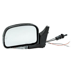 Зеркало внешнее ВАЗ 2107 Elegant EL 130 522 ручн.регулировка с поворотом (черное)