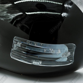 Зеркало внешнее универсальное Elegant EL 130 516 с поворотом (черное)
