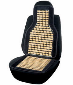 Накидка на сидения массажер плоская косточ. 45х108 черная Elegant EL 100 650 (1шт)