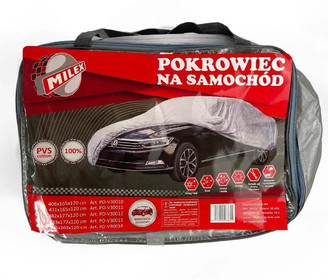 Тент автомобильный M с подкладкой Milex Peva+PP 4.31х1.65х1.19 м