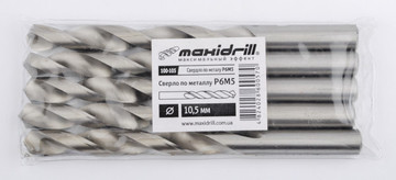 Сверло по металлу  4,0 мм. Р6М5 MAXIDRILL 100-040