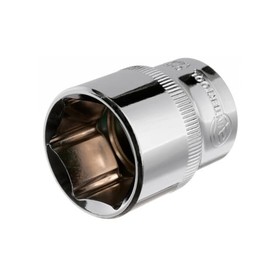 Головка шестигранная 1/2 24мм x 38мм CrV INTERTOOL ET-0024