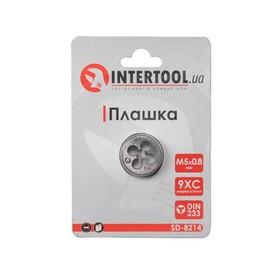 Плашка M5x0,8 мм INTERTOOL SD-8214