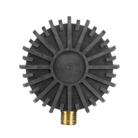 Манометр кПистолету для подкачки колес с резиновым покрытием, диаметр 63 мм, 1/4 INTERTOOL PT-0