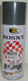 Краска Bosny №34 Светло-серый 122 400мл.