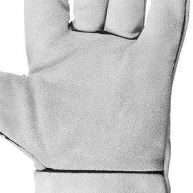 Замшевая перчатка серая INTERTOOL SP-0009