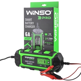 Зарядное устройство Winso PRO LCD 12/24B 6A 4-150Ah 139510