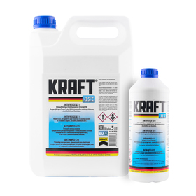 Охлаждающая жидкость Kraft G11 -35 С синяя 1,5л