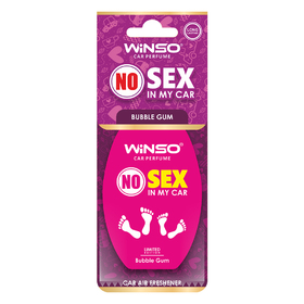 Ароматизатор сухая карточка Winso NO Sex in My Car Bubble Gum 535840