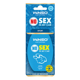 Ароматизатор сухая карточка Winso NO Sex in My Car Sport 535860