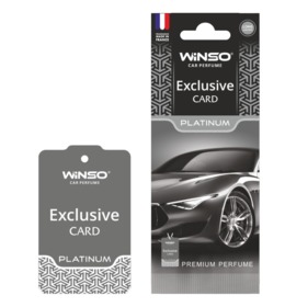 Ароматизатор сухая карточка Winso Exclusive Platinum 533140