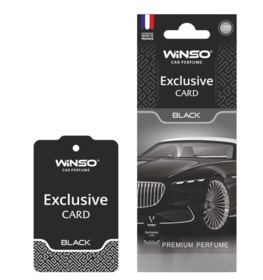 Ароматизатор сухая карточка Winso Exclusive Black 533110