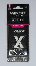 Ароматизатор сухая карточка Winso X Active Bubble Gum 533440