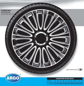 Колпаки на колеса Argo R16 Lemans Pro Silver-Black