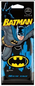 Ароматизатор сухая карточка Aroma Car Batman New Car Новая машина