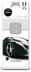 Ароматизатор сухая карточка Aroma Car Prestige Card Silver Серебро