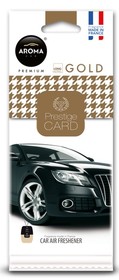 Ароматизатор сухая карточка Aroma Car Prestige Card Gold Золото